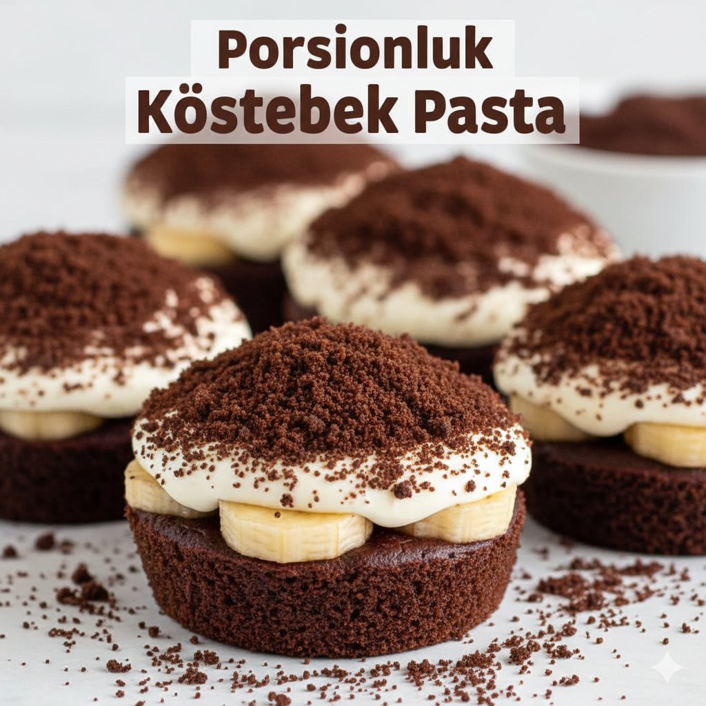 Porsiyonluk Köstebek Pasta Tarifi (Tam Ölçülü ve Çok Pratik)